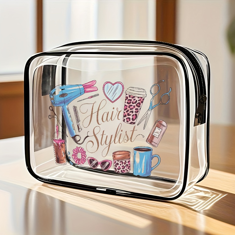 Women Bags For Airport - Bolsa de maquillaje transparente para mujer,