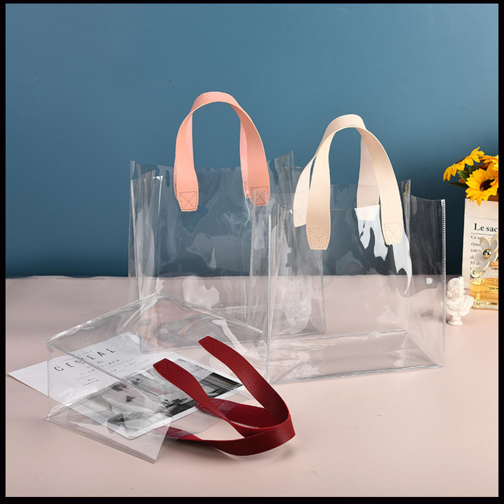 Jelly Bag Clear Pvc - Bolsa de compras de plástico transparente