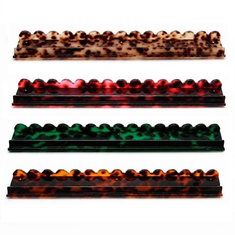 Tortoiseshell Bag Acrylic - Juego de 4 Soportes de Mahjong