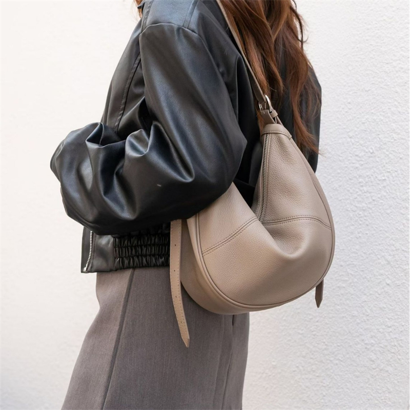Women'S Bags Cross Body - BURMINSA Bolso Hobo de Cuero Genuino