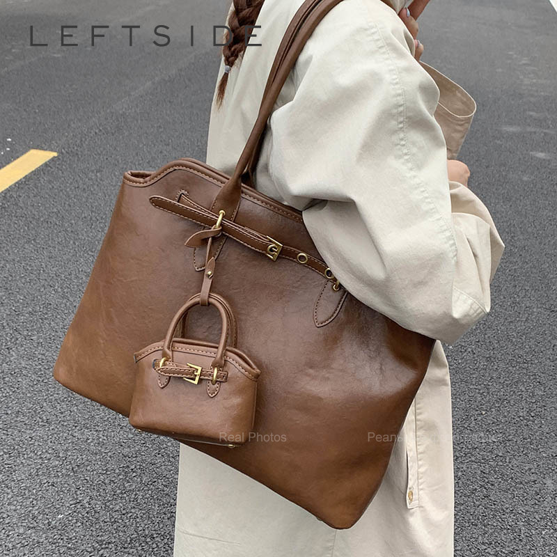 Women Bags For Airport - LEFTSIDE, bolso grande de hombro de
