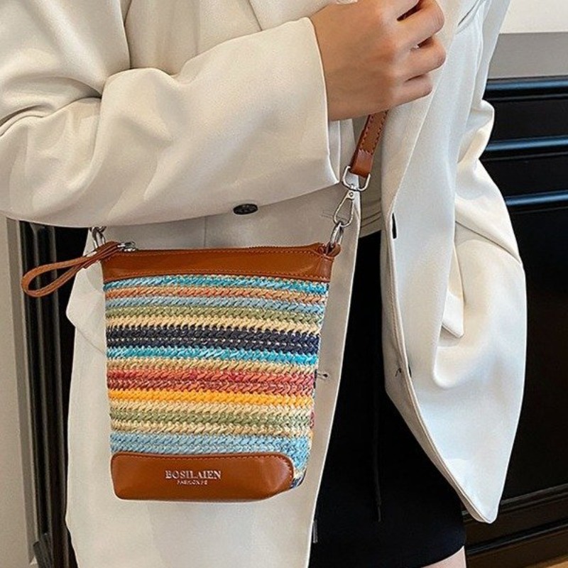 Women Bags Popular Brands - Bolso de Mano de Cuero Elegante
