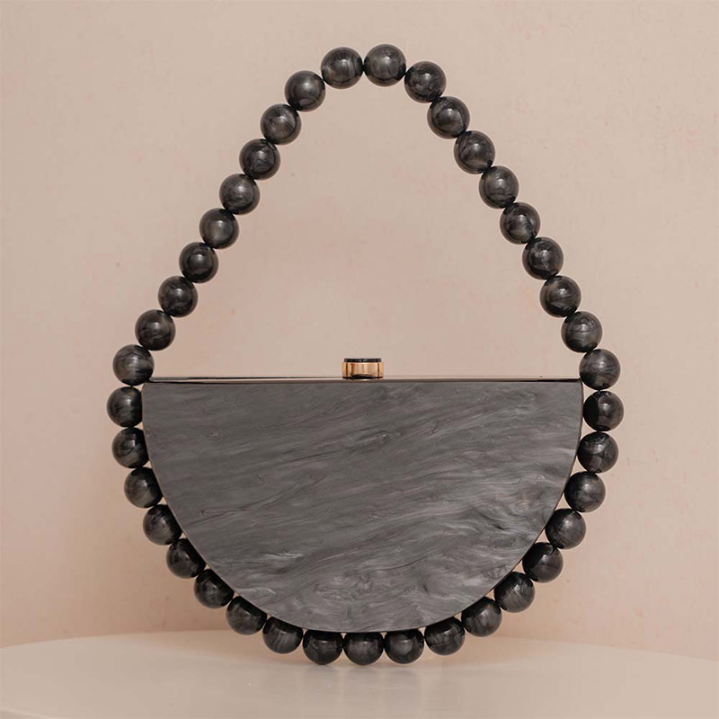 Bolso de mano de lujo con cade - Tortoiseshell Bag Acrylic reseña y precio