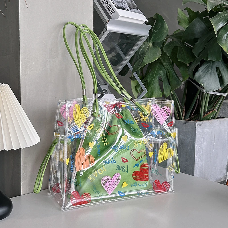 Bolso transparente de verano c - Jelly Bag Clear Pvc reseña y precio