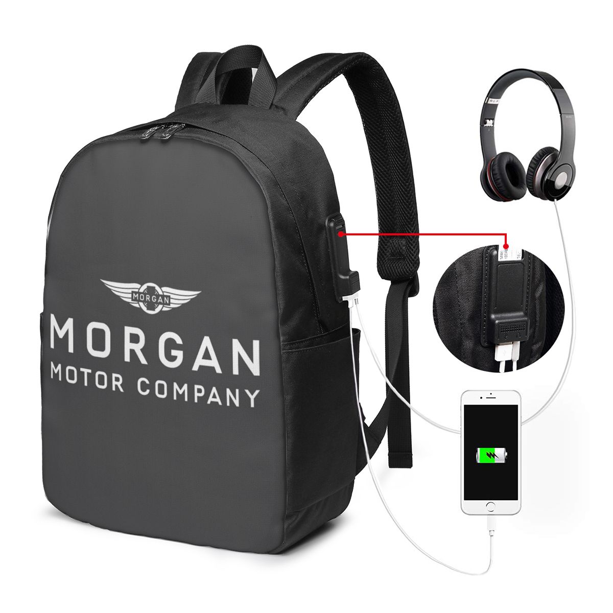 Mochila Morgan Motor Car Compa - Womens Backpack reseña y precio