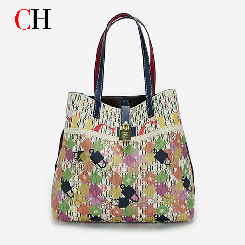 Bolso tote estampado de gran c - Women Bags Dkny reseña y precio
