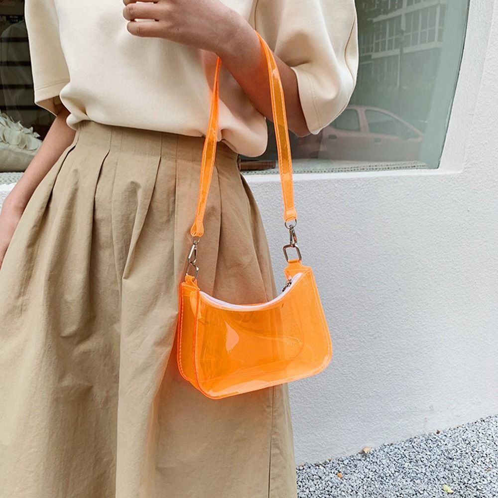 Bolso de hombro transparente d - Jelly Bag Clear Pvc reseña y precio