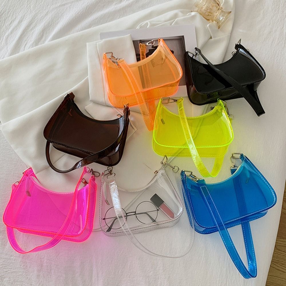 Bolso de hombro transparente d - Jelly Bag Clear Pvc reseña y precio