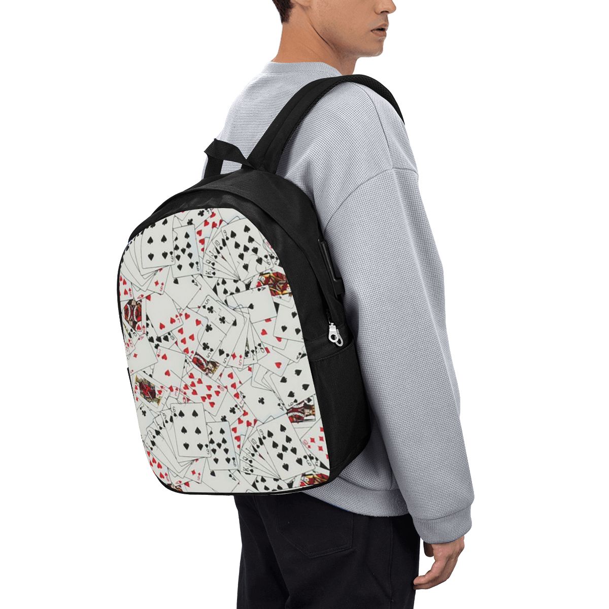 Mochila con estampado de carta - Womens Backpack reseña y precio