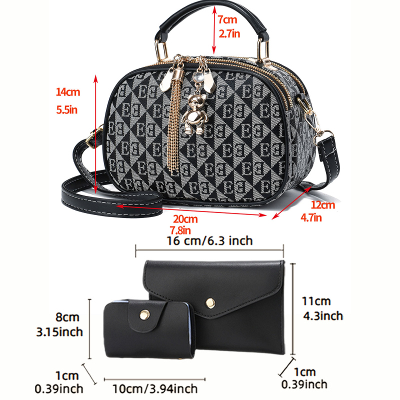 Juego de 3 Bolsos Redondos Peq - Women'S Crossbody Bags reseña y precio