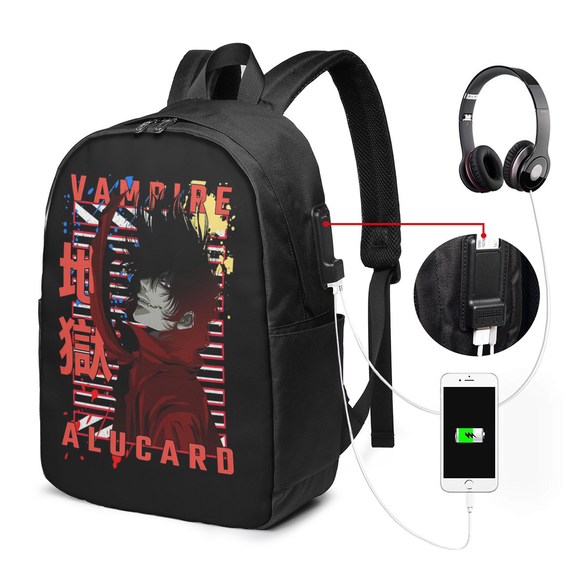 Mochila Alucard Hellsing Manga - Womens Backpack reseña y precio