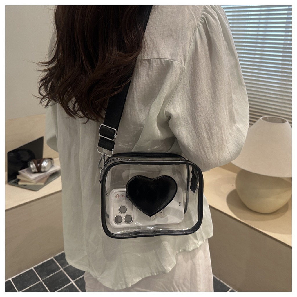 Bolso de mano transparente par - Jelly Bag Clear Pvc reseña y precio