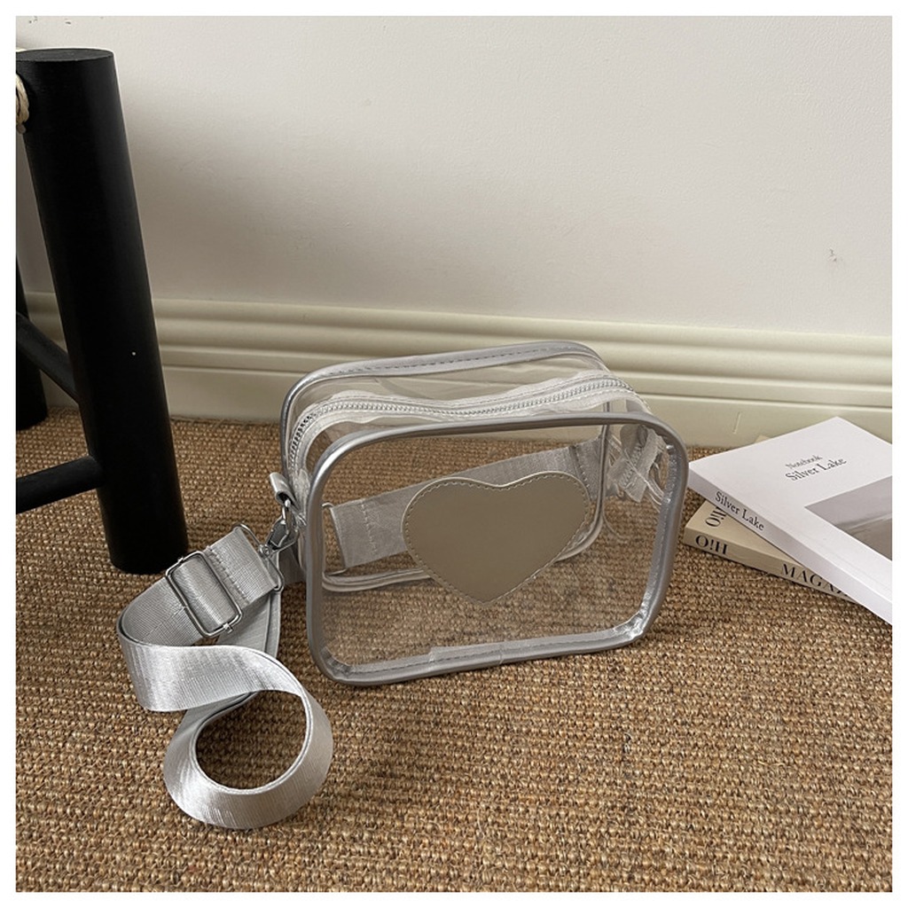 Bolso de Hombro Transparente c - Jelly Bag Clear Pvc reseña y precio