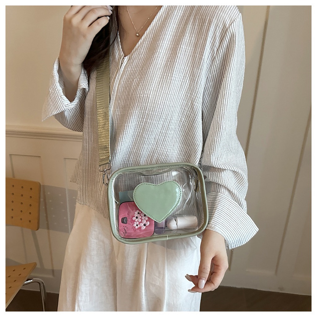 Bolso de Hombro Transparente c - Jelly Bag Clear Pvc reseña y precio