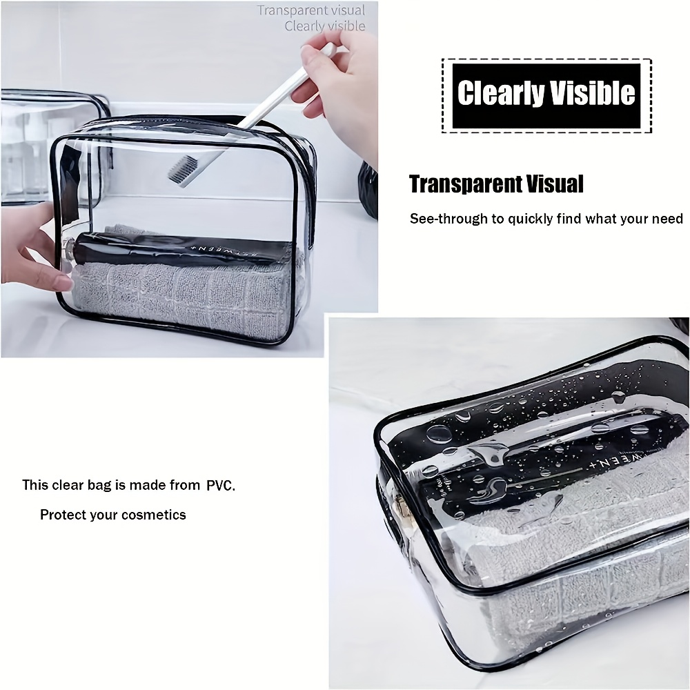 Bolsa de maquillaje transparen - Women Bags For Airport reseña y precio