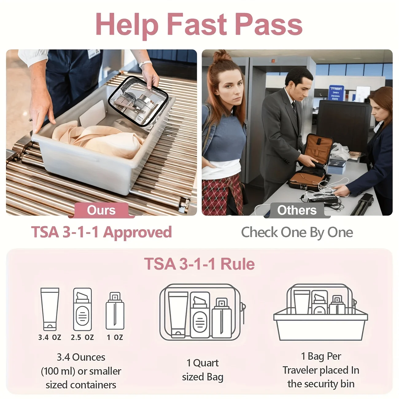 Bolsa de maquillaje transparen - Women Bags For Airport reseña y precio