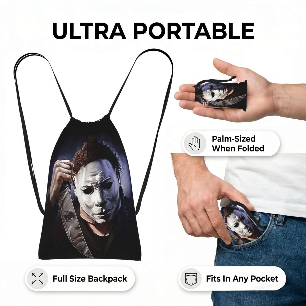 Michael Myers Mochila con cord - Women Bags Myer reseña y precio