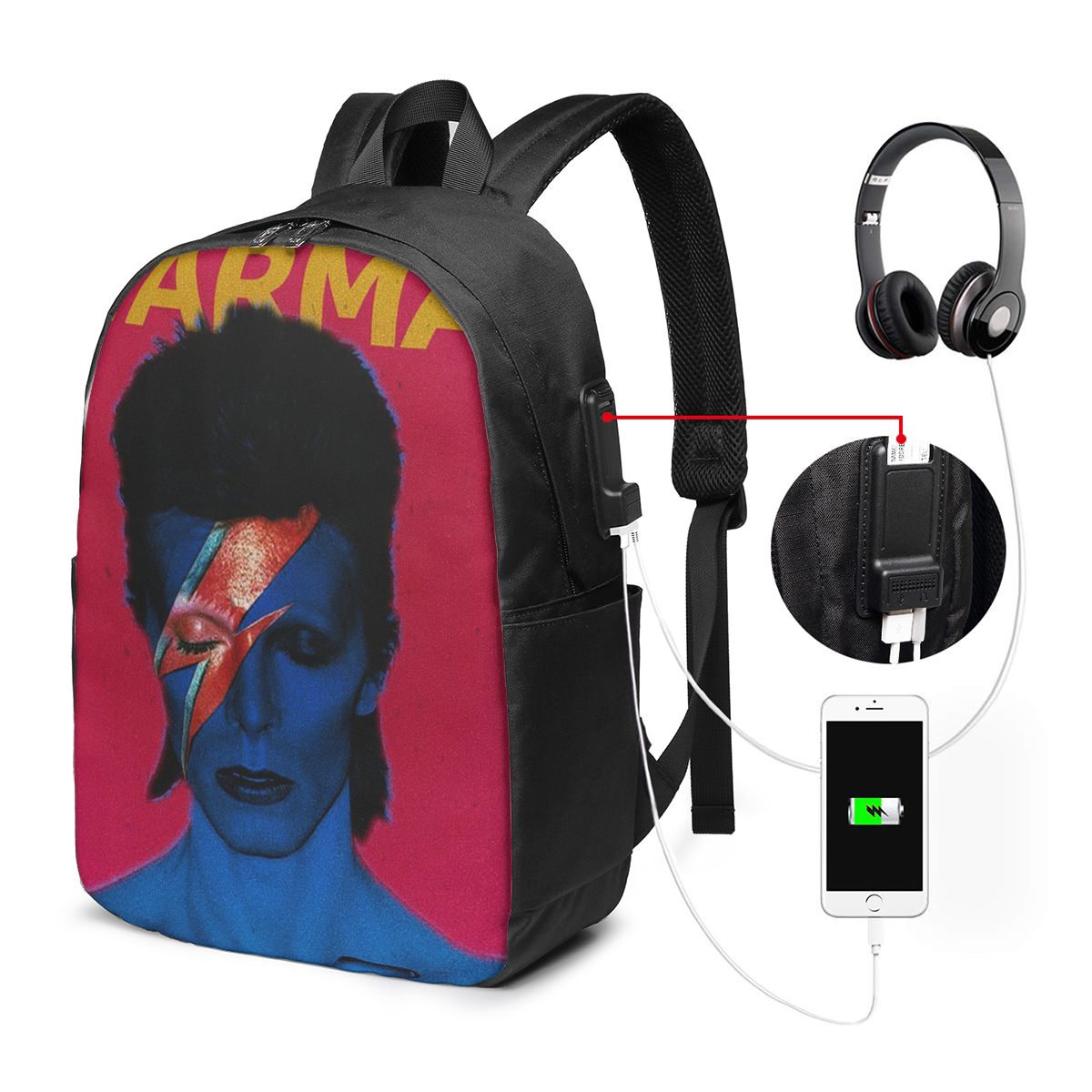 Mochila Davids Bowied, bolsa d - Womens Backpack reseña y precio